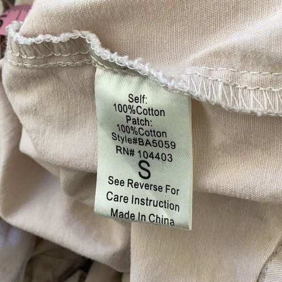 Blu Pepper Tan Utility Zip Jacket Crochet Back Women’s Small - Picture 8 of 8